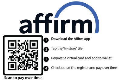Buy Now, Pay Over Time with Affirm