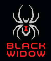 Black Widow logo | Pilson Chevrolet Buick GMC in Clinton IN